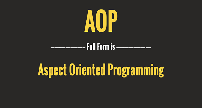What Does AOP Full Form Mean?